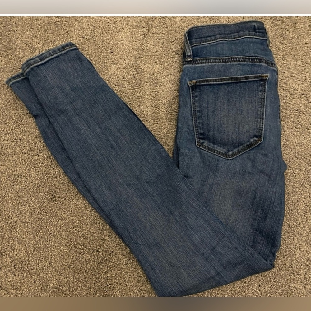 GAP True Skinny MidRise Jean -True Blue- EUC-Sz 26 - Picture 8 of 9